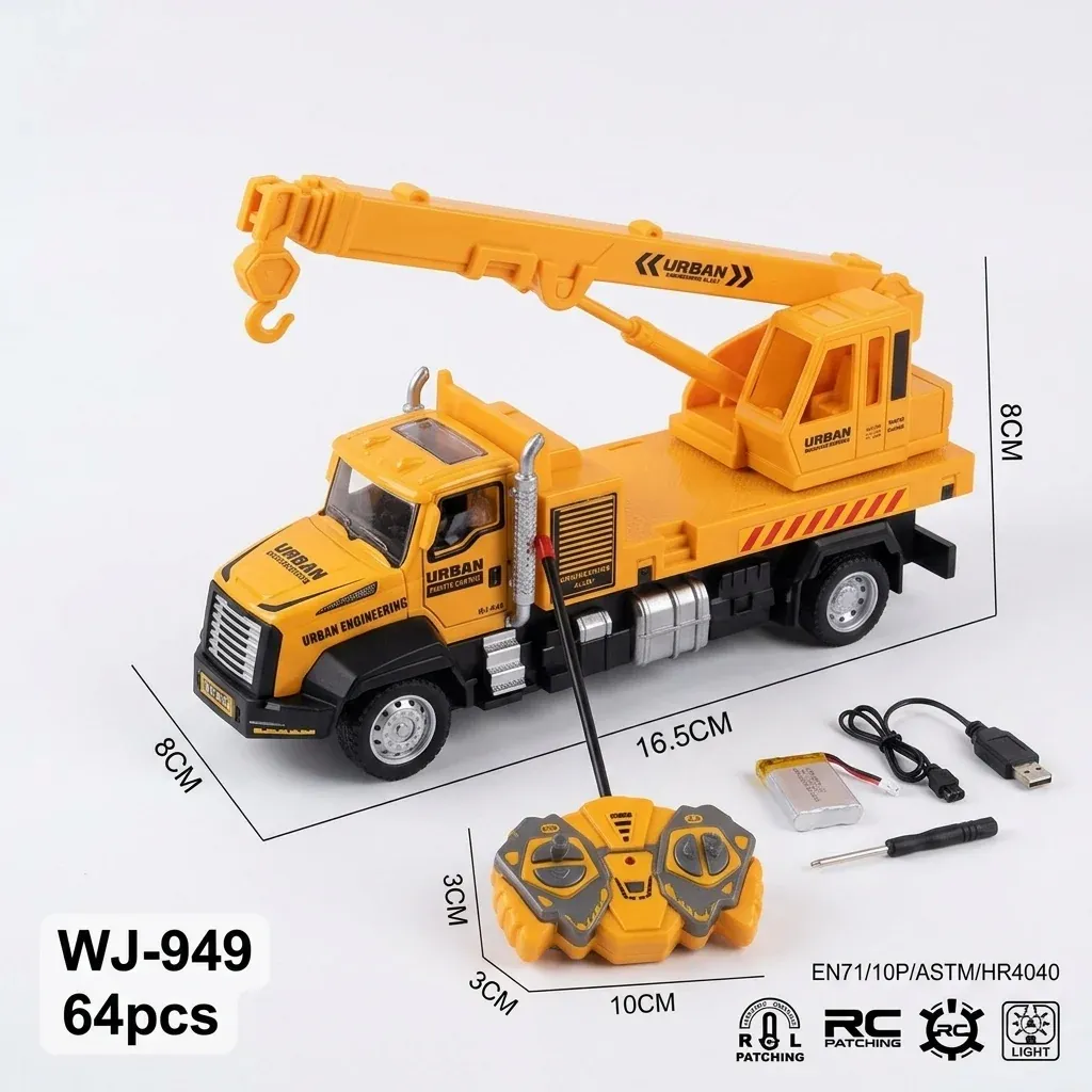 Remote Control Construction Crane Truck