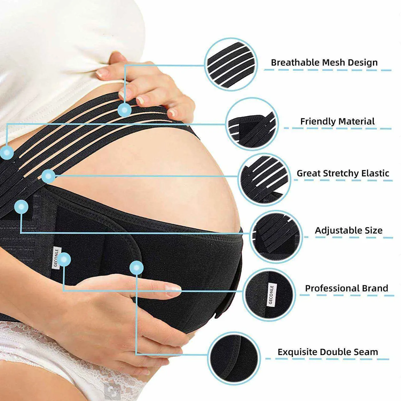 Adjustable Maternity Support Belly Band