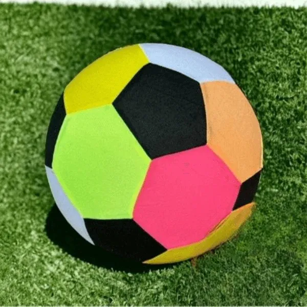 Inflatable Fabric Colorful Soccer Ball