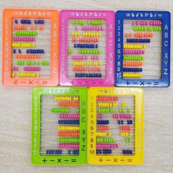 Wooden & Plastic Number Abacus Learning Frame