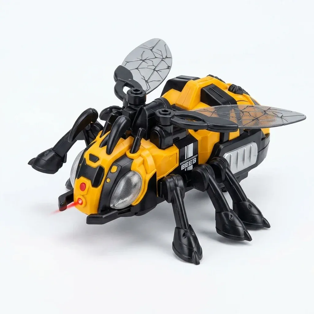 Remote Control STEM Robot Bee Toy with Spray