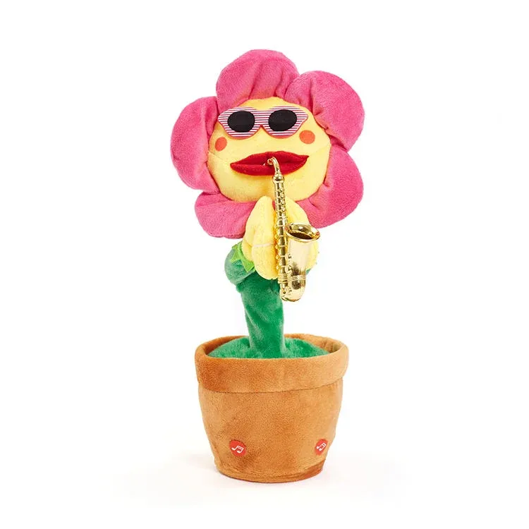 English Singing Dancing Cactus Plush Toy