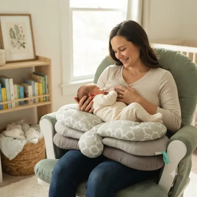 3-in-1 Adjustable Nursing Feeding Pillow