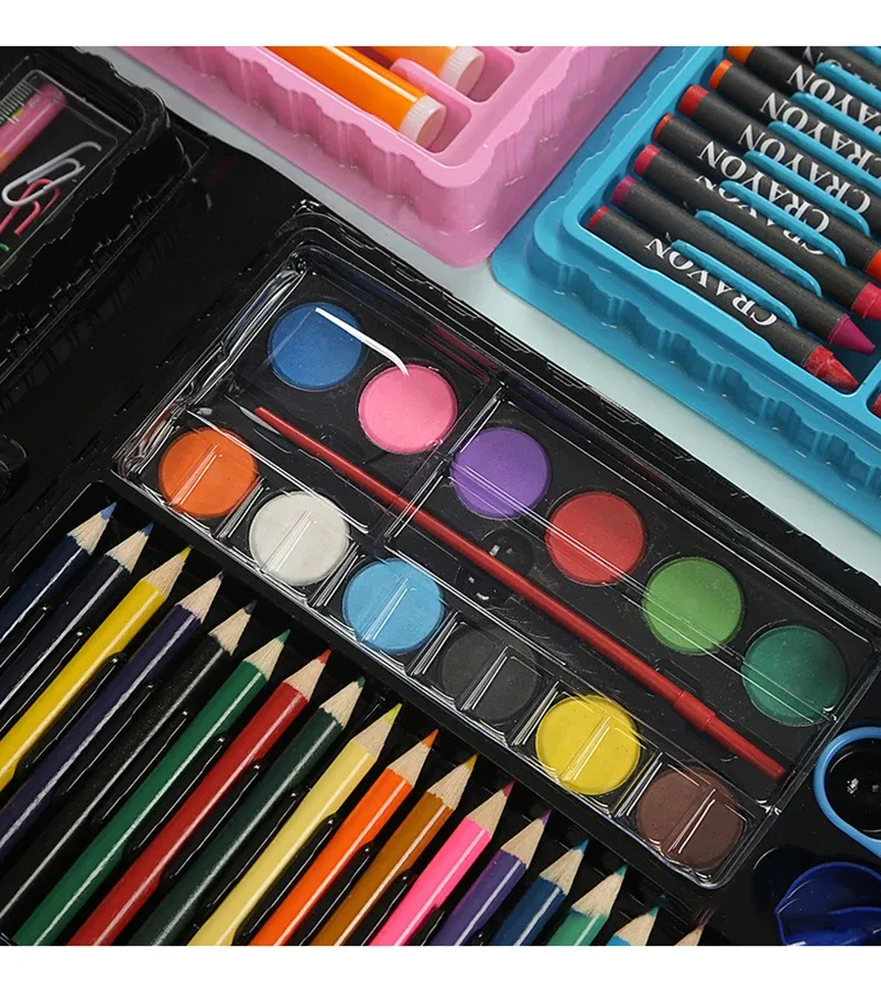 450 PCS Deluxe Childrens Stationery Artist Painting Gift Box
