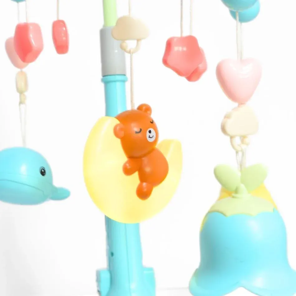 Rotating Musical Baby Crib Mobile with Projection