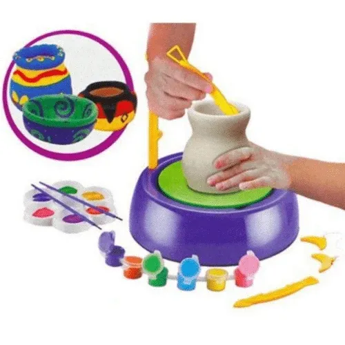 Creative Spin Art & Pottery Studio Set