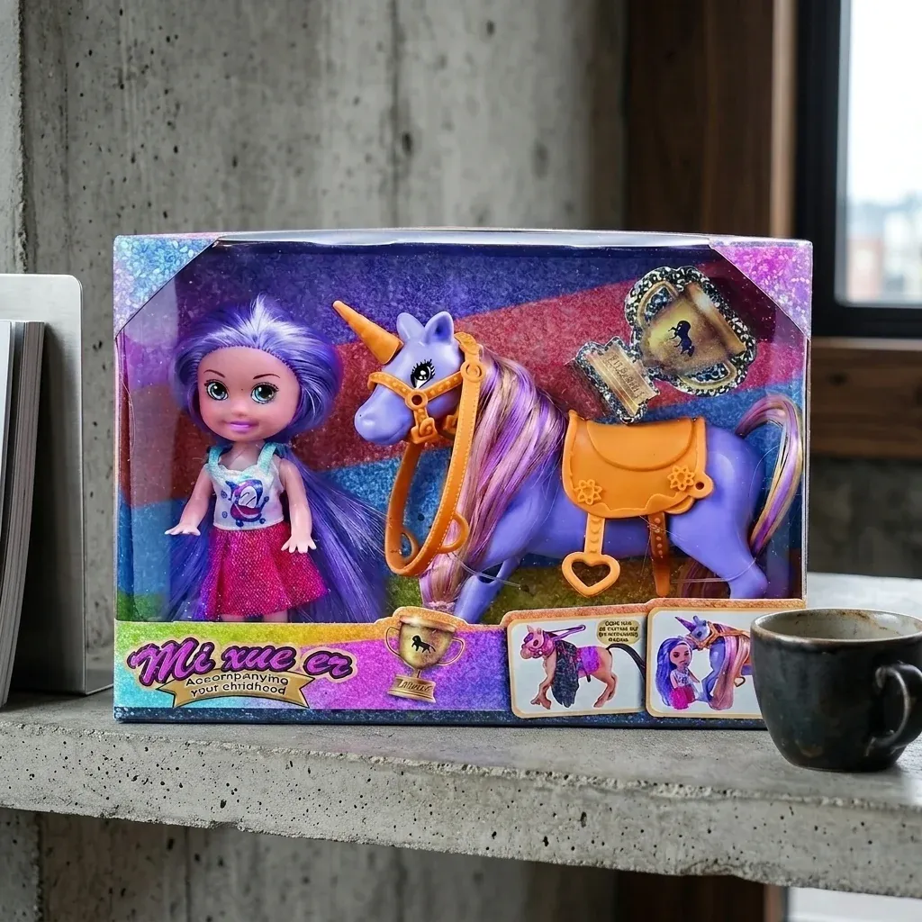 11.5-Inch Fashion Princess Doll and Electric Horse