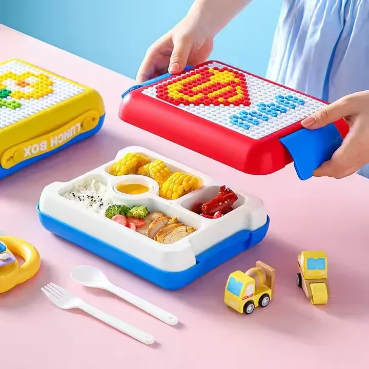 Fun Superhero Kids Bento Lunch Box