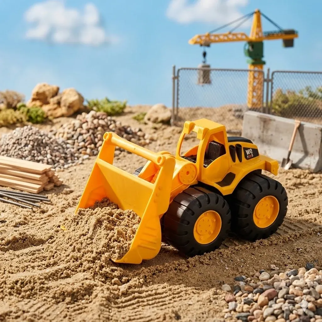 Sliding Engineering Truck Simulation Front Loader Toy