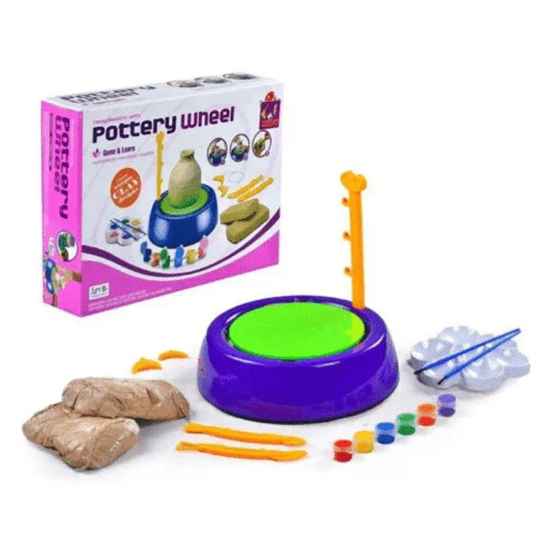 Creative Spin Art & Pottery Studio Set
