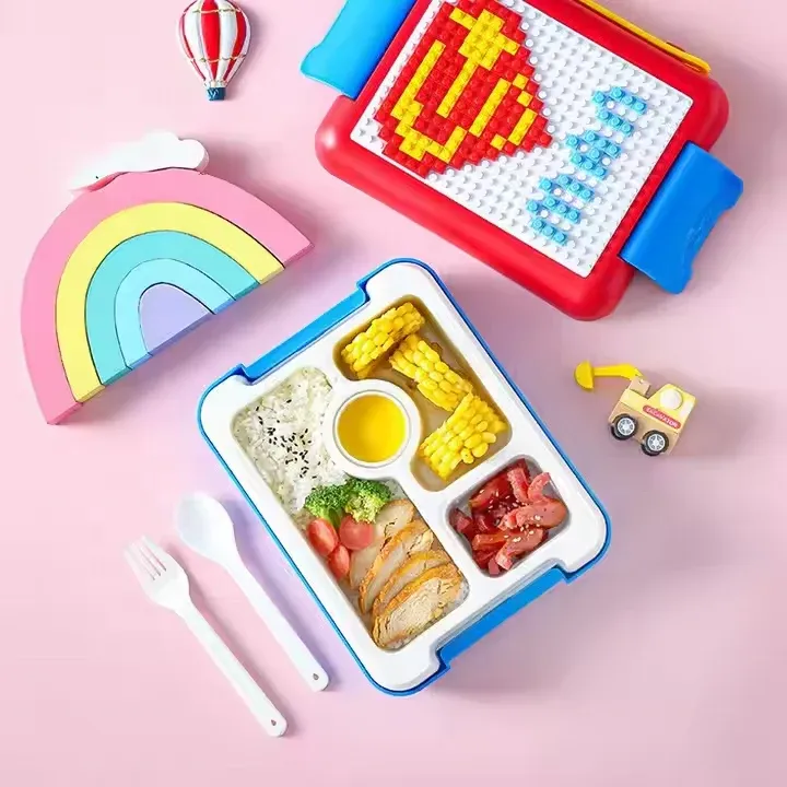 Fun Superhero Kids Bento Lunch Box