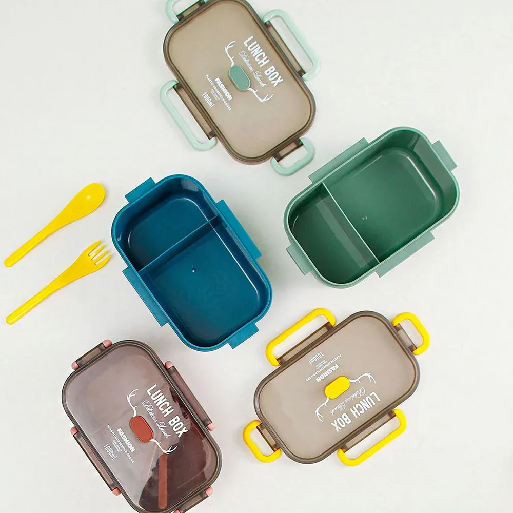 Kids Bento Lunch Box – 1 L Plastic Lunch Container