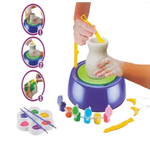 Creative Spin Art & Pottery Studio Set